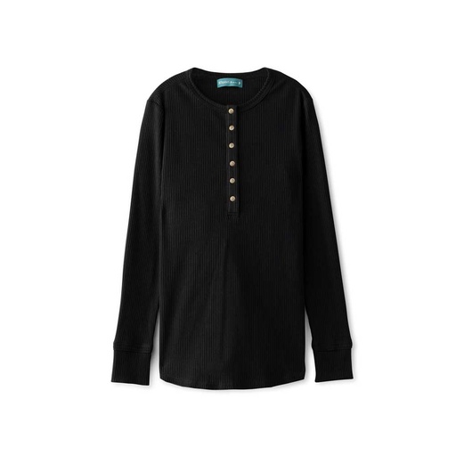 RIBBED HENLEY WITH CUFF